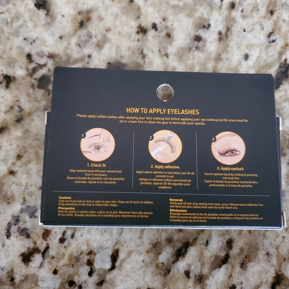 🆕 4PCS / LAFLARE 3D FAUX MINK LASHES  LFSD 20 - Picture 4 of 4